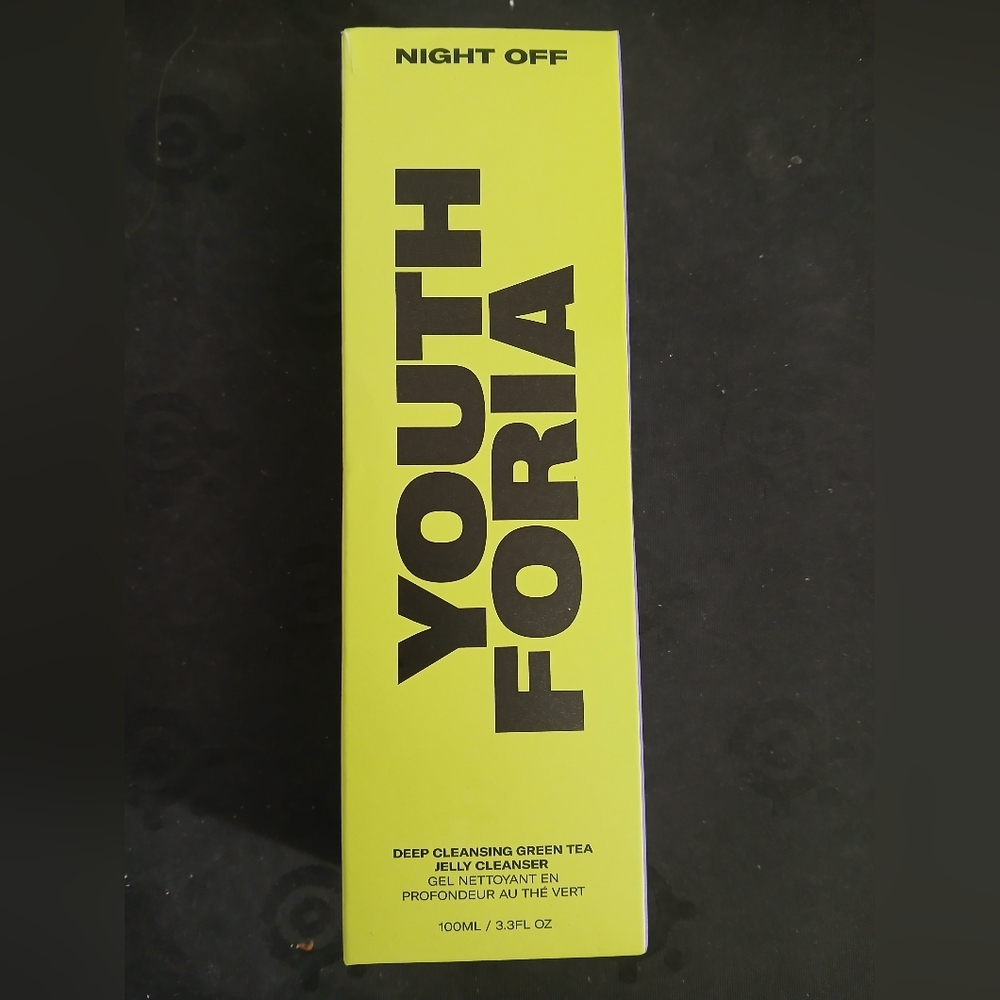 Youthforia Night Off  Deep Cleansing Green Tea Jelly Cleanser NIB Sealed